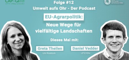 Sharepic for Podcast with pictures of the participating researchers