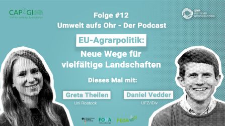 Sharepic for Podcast with pictures of the participating researchers