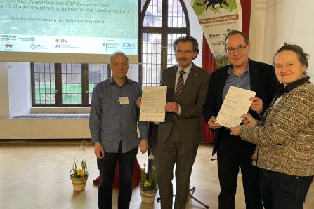 Übergabe der Projektempfehlungen