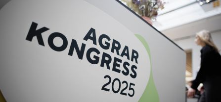 Schild des Agrarkongress