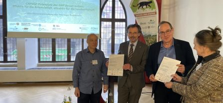 Übergabe der CAP4GI Politikempfehlungen an Entscheidungsträger