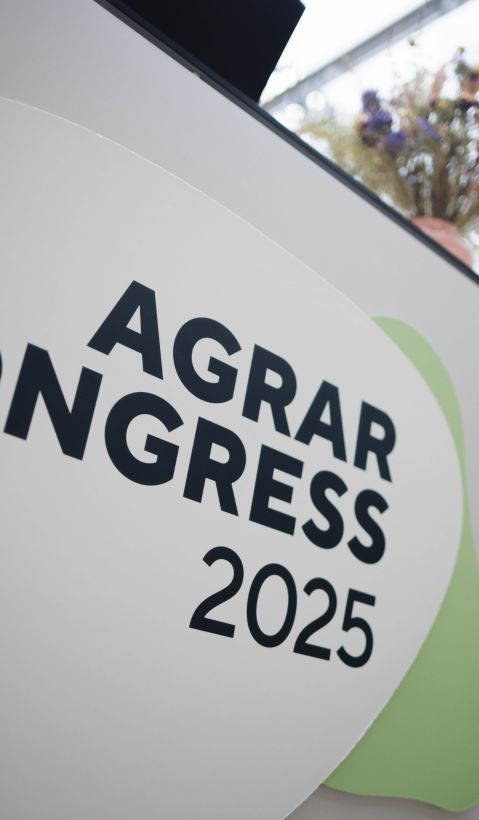 Schild des Agrarkongress