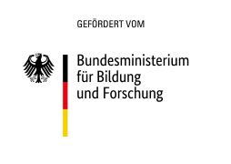 Logo des BMBF "Bundesministerium für Bildung und Forschung"