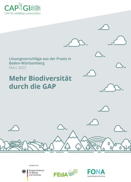 Titelblatt mit stilisierter Landschaft